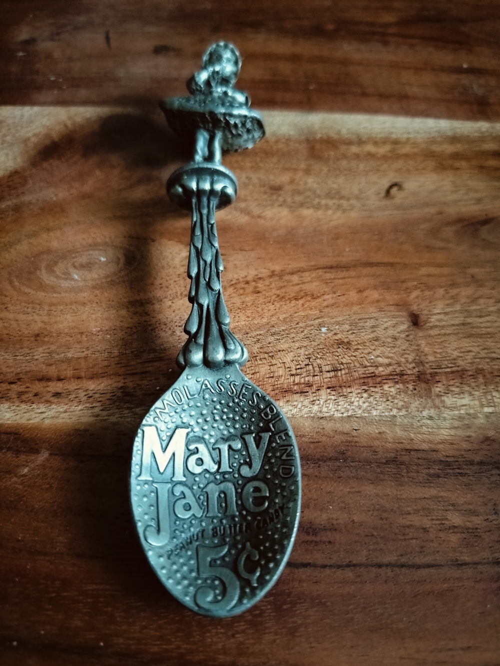 Mary Jane Silver-Tone Decorative Collectible Spoon
